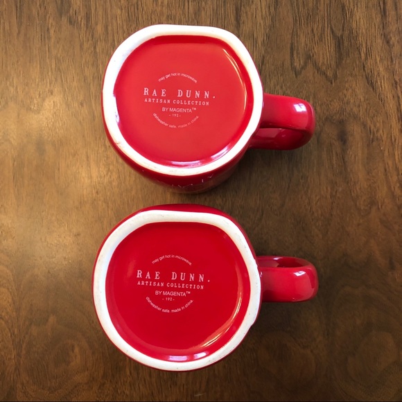 Rae Dunn Coffee Mugs Santa and Santa’s Helper - Picture 6 of 6